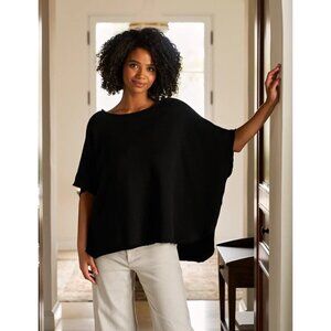 Frank & Eileen Olive Original Capelet Black One Size